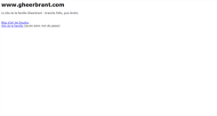 Desktop Screenshot of gheerbrant.com