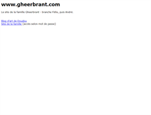 Tablet Screenshot of gheerbrant.com